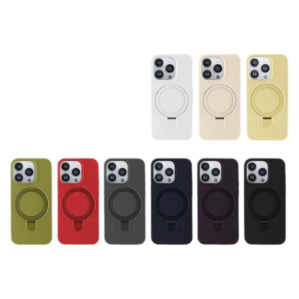 MagSafe Grip Silicone iPhone Case for iPhone 15 / 16 / 17 Series