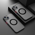 MagSafe Frosted Matte Protective Case for iPhone 15 / 16 / 17 Series