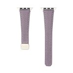 Genuine Leather Apple Watch Band with Magnetic Buckle – Slim Litchi-Texture Strap for Apple Watch (38–49mm) - Image 7