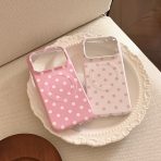 Cute Polka Dot MagSafe Case for iPhone – Soft Pastel Cover with Magnetic Ring | 15 / 16 / 17 - Image 4