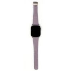 Genuine Leather Apple Watch Band with Magnetic Buckle – Slim Litchi-Texture Strap for Apple Watch (38–49mm) - Image 10