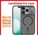 CamShield Pro MagSafe Case for iPhone 17 / 17 Pro / 17 Pro Max – Carbon Fiber Rugged Cover with Sliding Camera Lens Protector - Image 4