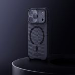 CamShield Pro MagSafe Case for iPhone 17 / 17 Pro / 17 Pro Max – Carbon Fiber Rugged Cover with Sliding Camera Lens Protector