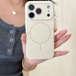 Liquid Silicone MagSafe Case for iPhone 17 / 17 Air / 17 Pro / 17 Pro Max – Soft-Touch Full Cover with Magnetic Ring