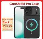 CamShield Pro MagSafe Case for iPhone 17 / 17 Pro / 17 Pro Max – Carbon Fiber Rugged Cover with Sliding Camera Lens Protector - Image 3