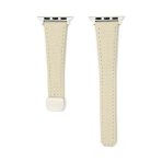 Genuine Leather Apple Watch Band with Magnetic Buckle – Slim Litchi-Texture Strap for Apple Watch (38–49mm) - Image 6