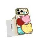 Dopamine Apple Graffiti Case for iPhone – Cute Colorful Aesthetic Cover with Bold Fruit Art | 15 / 16 / 17 - Image 5