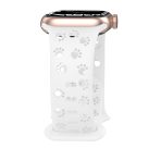 Cat Paw Apple Watch Band – Cute Breathable Silicone Sport Strap with Hollow Paw Design | 38–49mm - Image 3