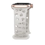 Cat Paw Apple Watch Band – Cute Breathable Silicone Sport Strap with Hollow Paw Design | 38–49mm - Image 9