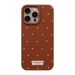 Korean Ins Polka Dot Case for iPhone – Cute Soft Silicone Cover with Pearl Dots | 15 / 16 / 17 - Image 5