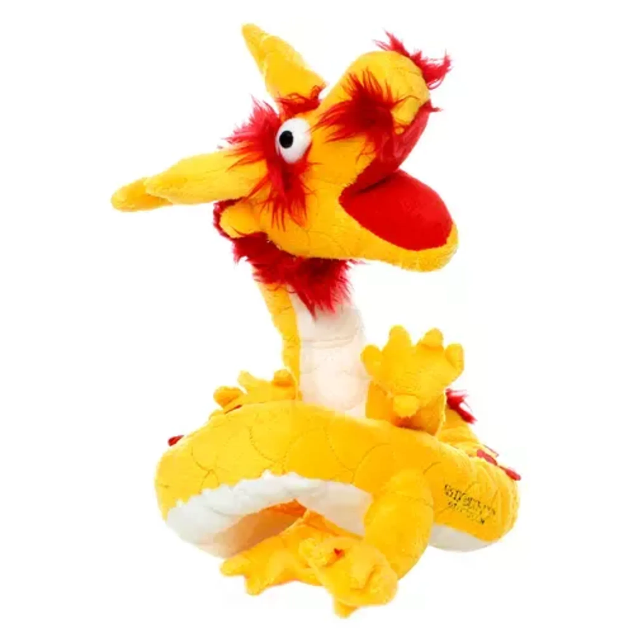 Mighty Dragon Plush Dog Toy — Reinforced Two-Layer Build