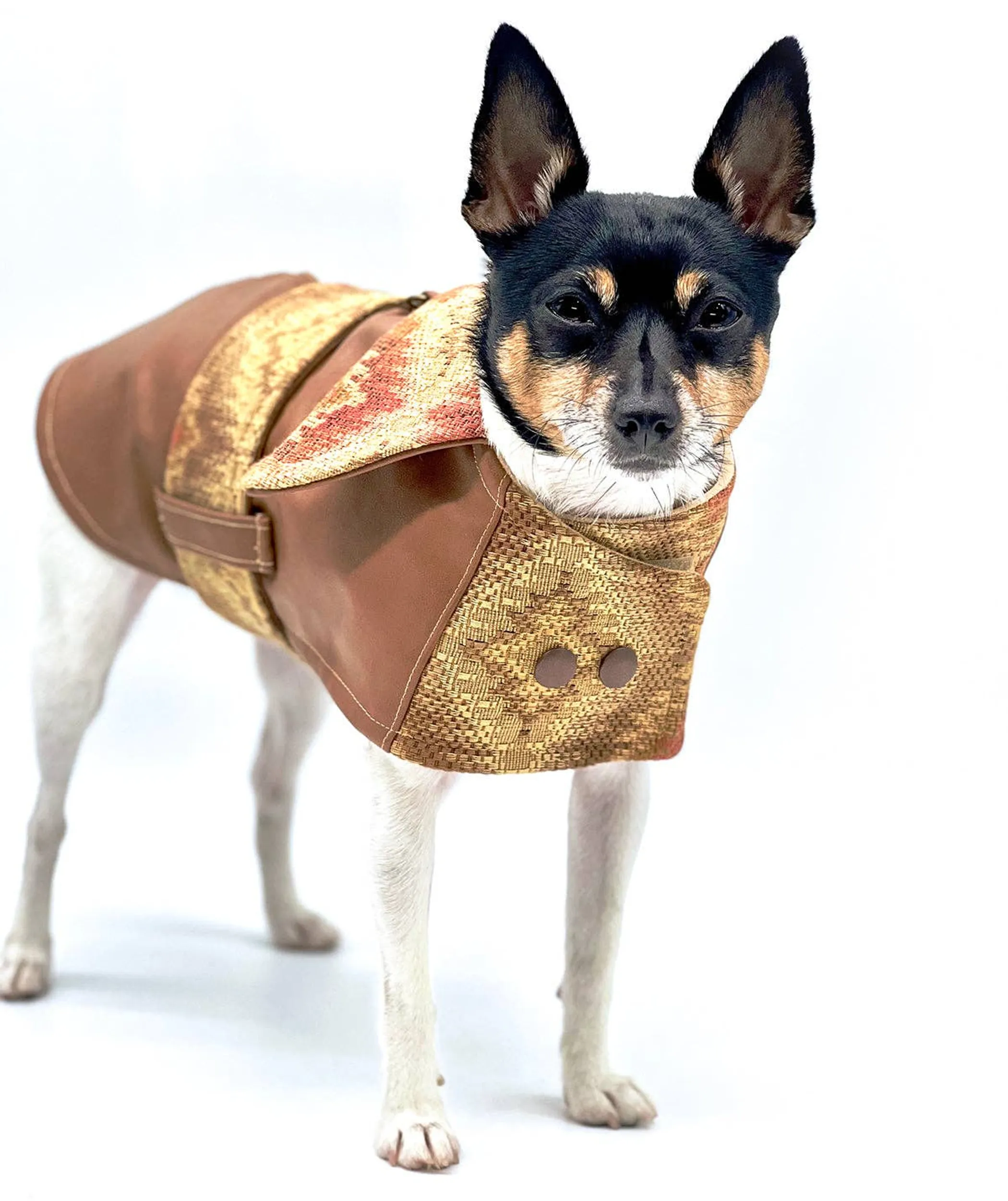 Doggie Couture NY Southwest Coat — Vegan Leather, XXS–M - Image 2