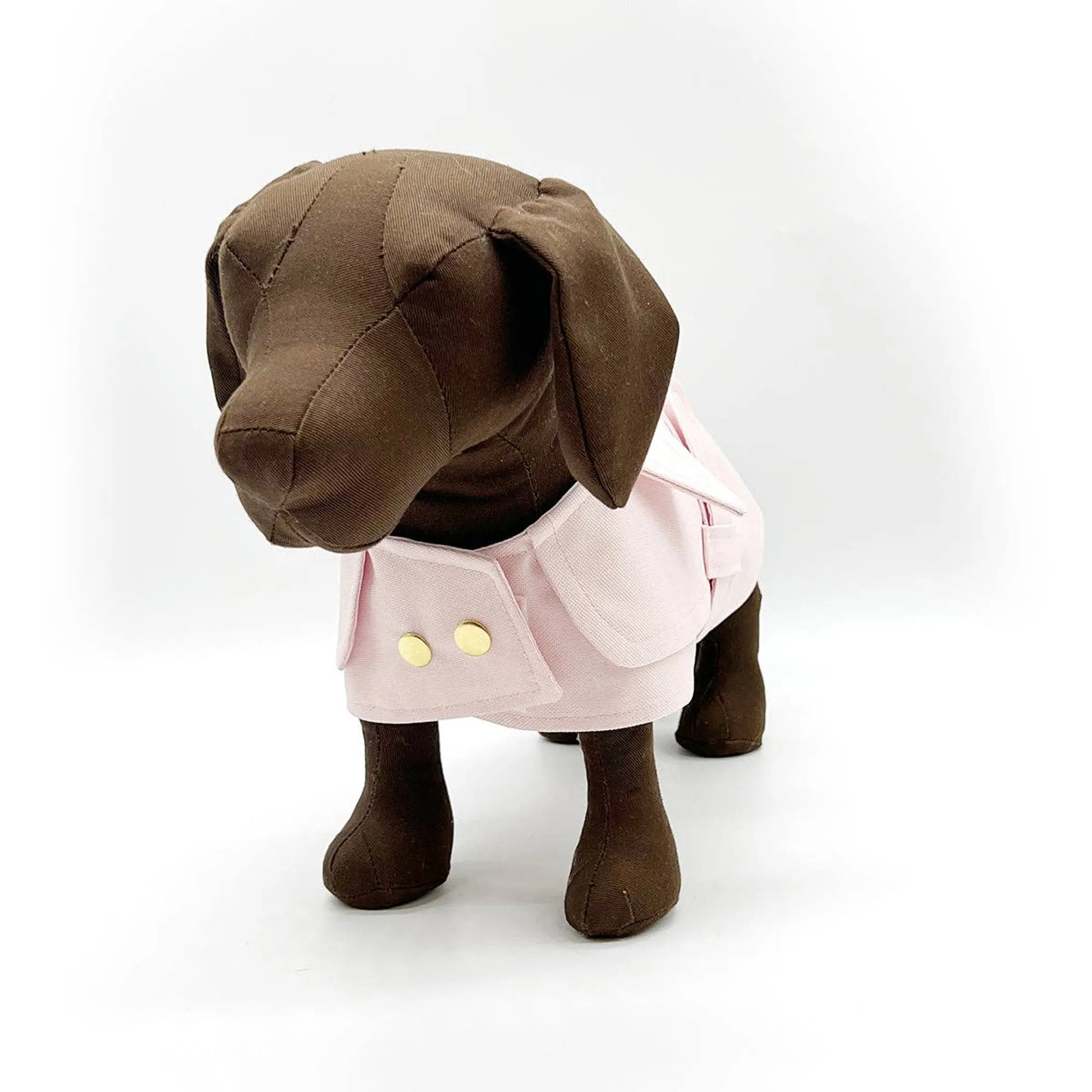Doggie Couture NY Belted Trench Coat — Canvas, XXS–M - Image 3