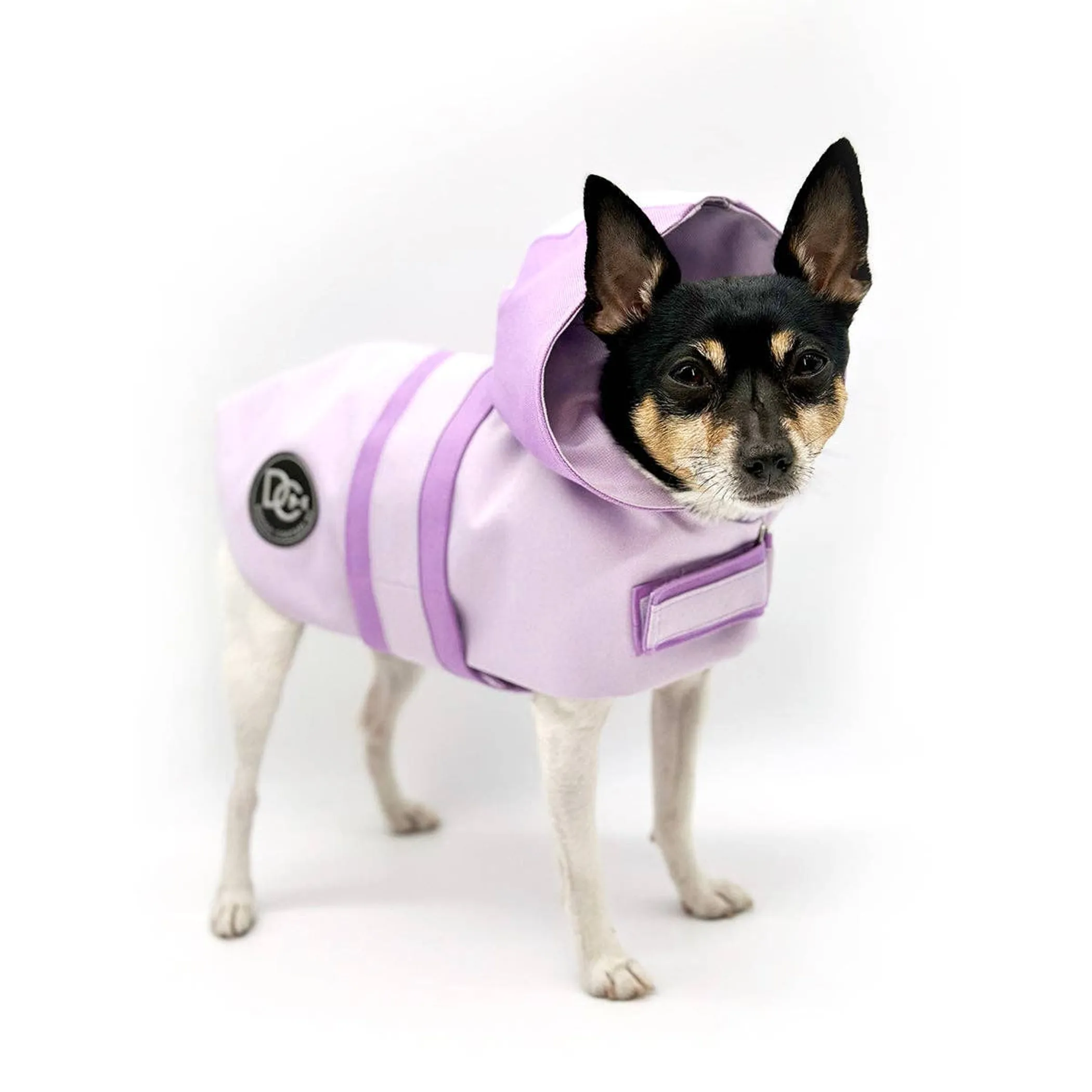Doggie Couture NY Sport Luxe Hooded Dog Raincoat - Image 2