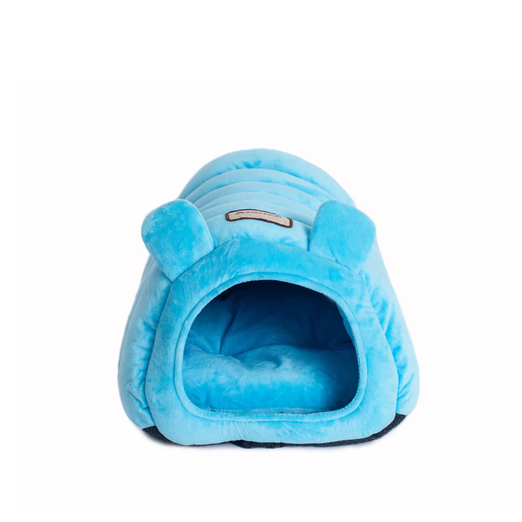 Armarkat Tube Cat Bed — Covered Hideaway with Ears - Image 2