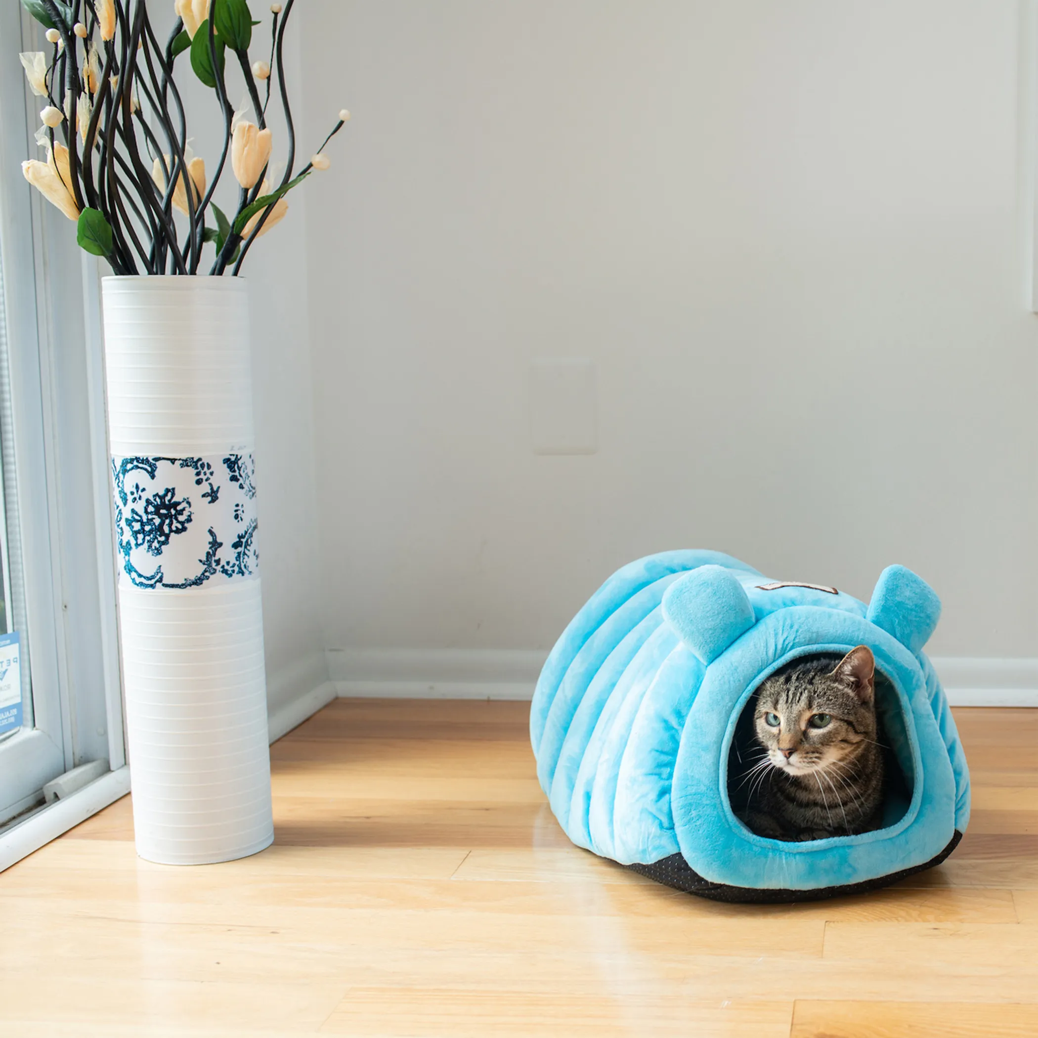 Armarkat Tube Cat Bed — Covered Hideaway with Ears - Image 4