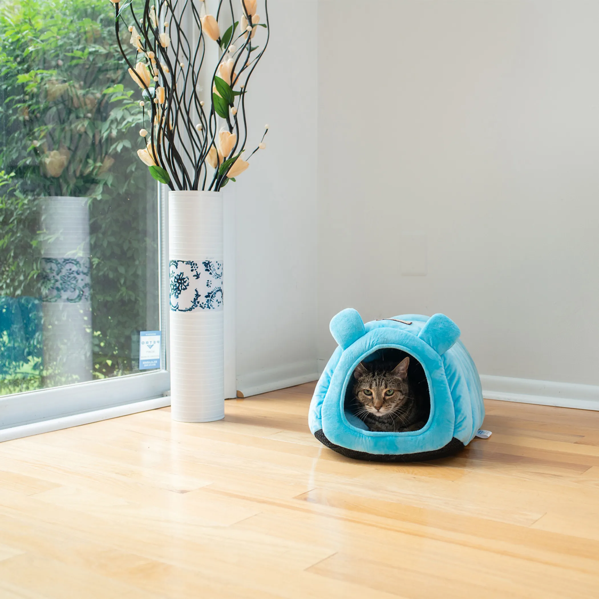 Armarkat Tube Cat Bed — Covered Hideaway with Ears - Image 5