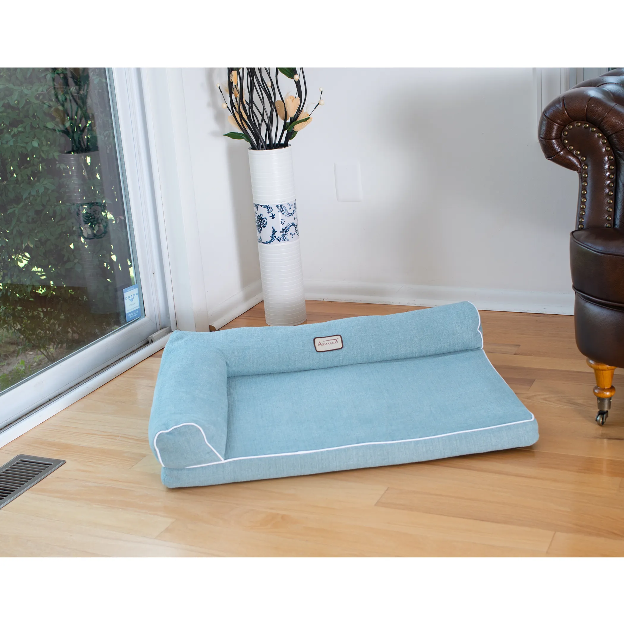 Armarkat Bolstered Dog Bed — 31 by 23 Inch, Zip-Off Cover - Image 2