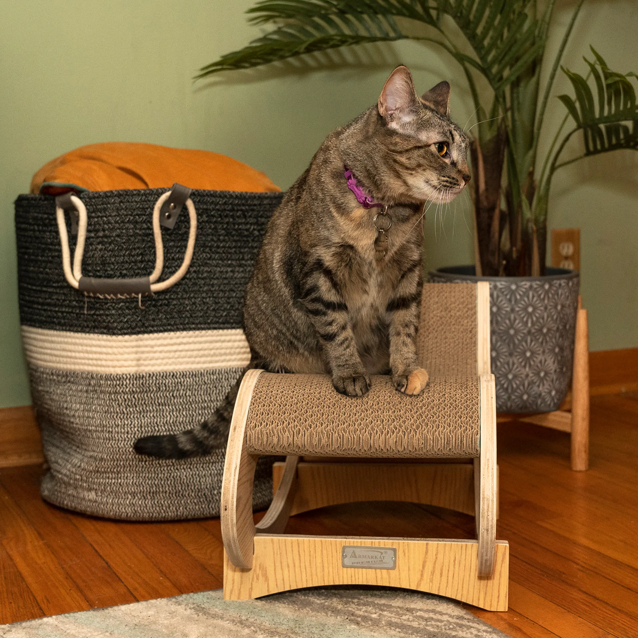 Armarkat Cat Rocking Chair Bed — Detachable Swing Seat - Image 5