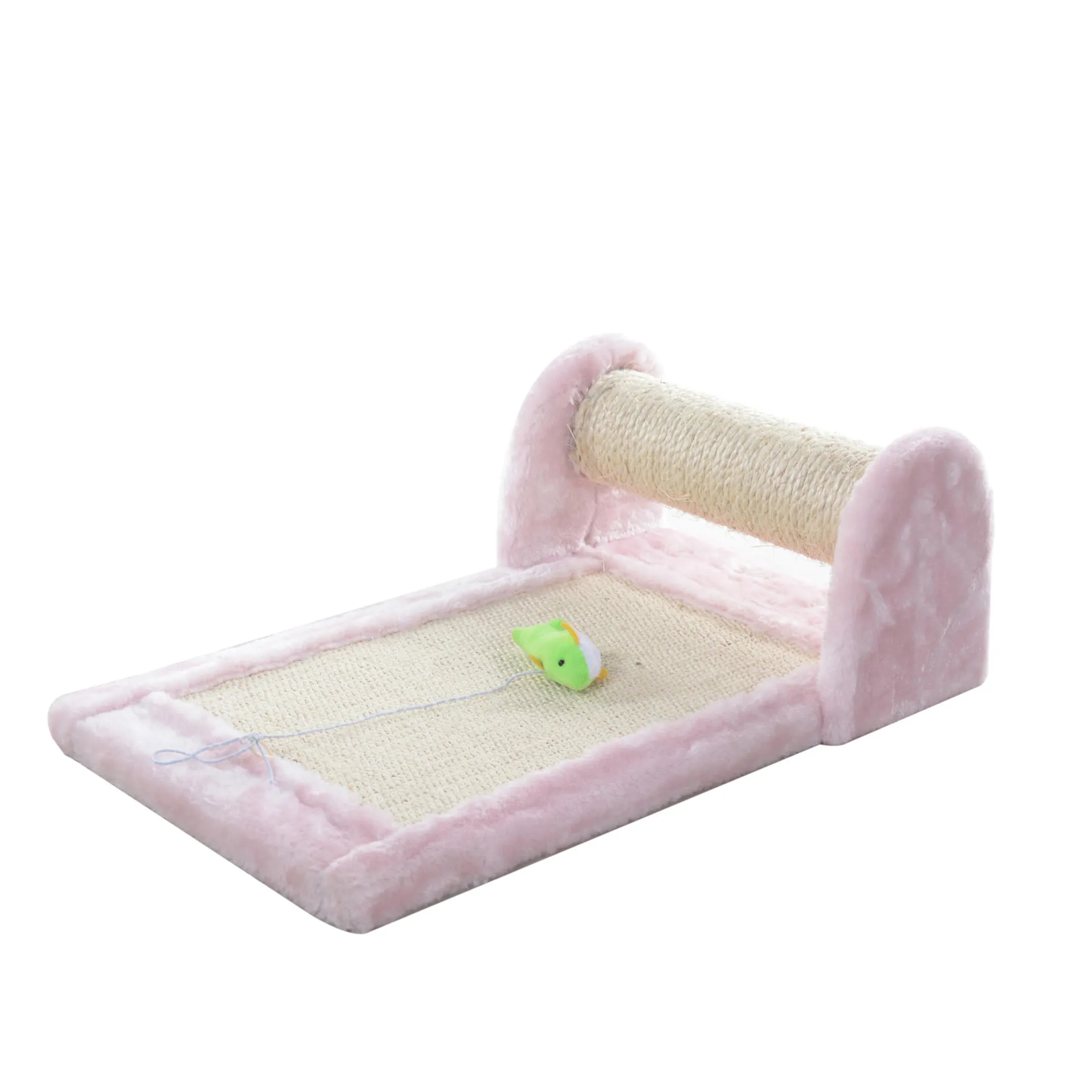 Armarkat Rolling Cat Scratcher — Sisal and Plush, No Assembly