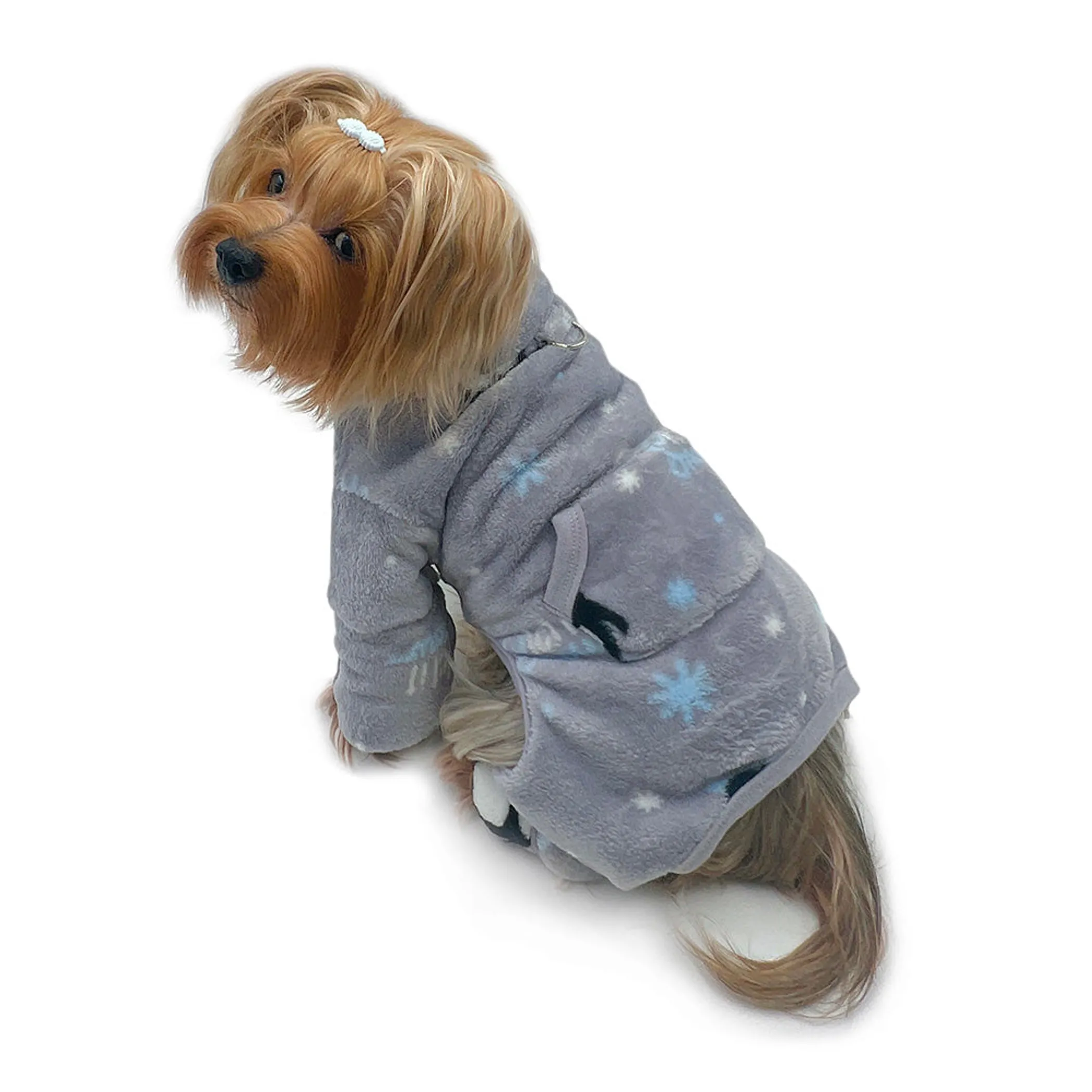 Klippo Plush Penguin Dog Pajamas — Turtleneck, with Pocket
