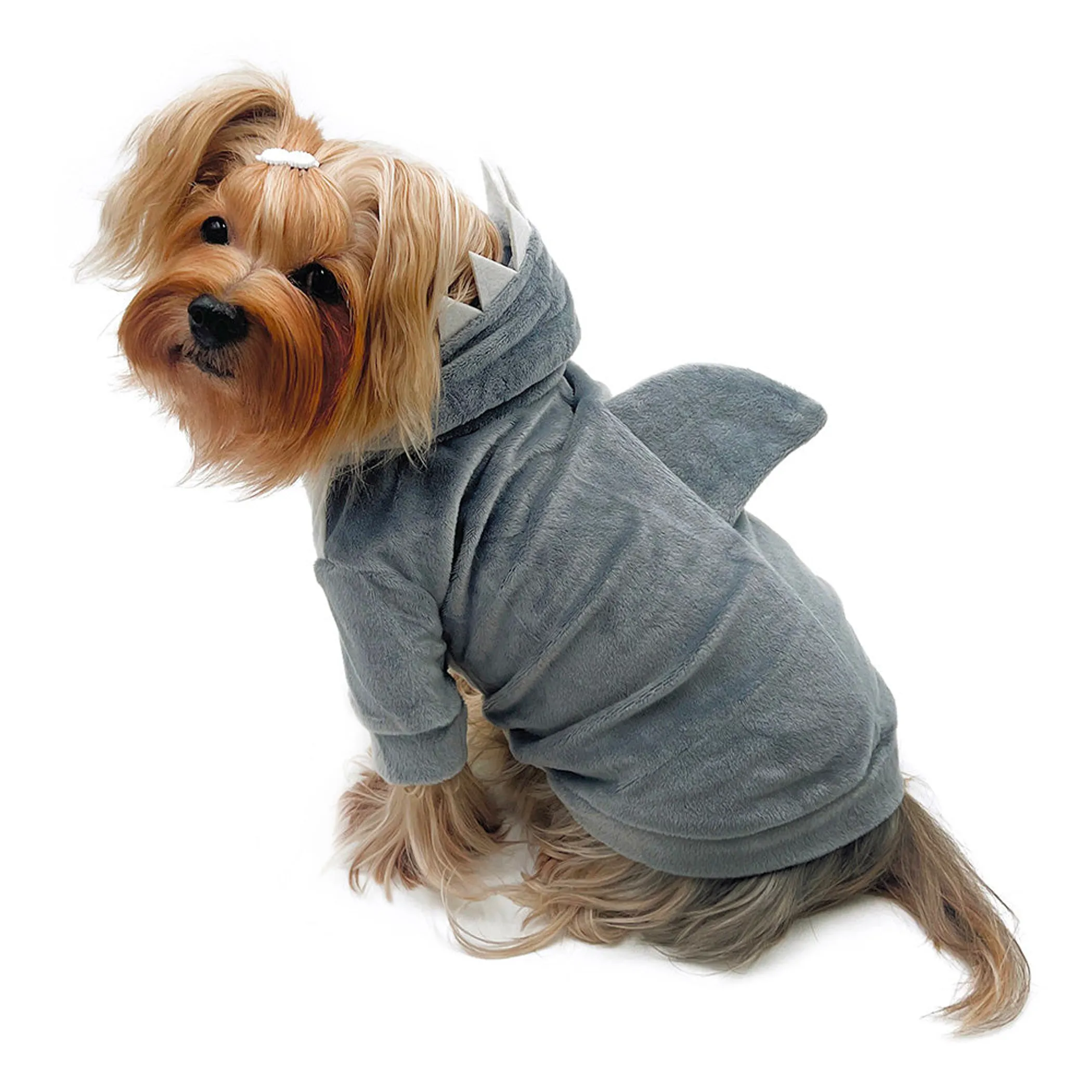 Klippo Ultra-Plush Shark Dog Hoodie — Fin & Teeth, XS–XL - Image 4
