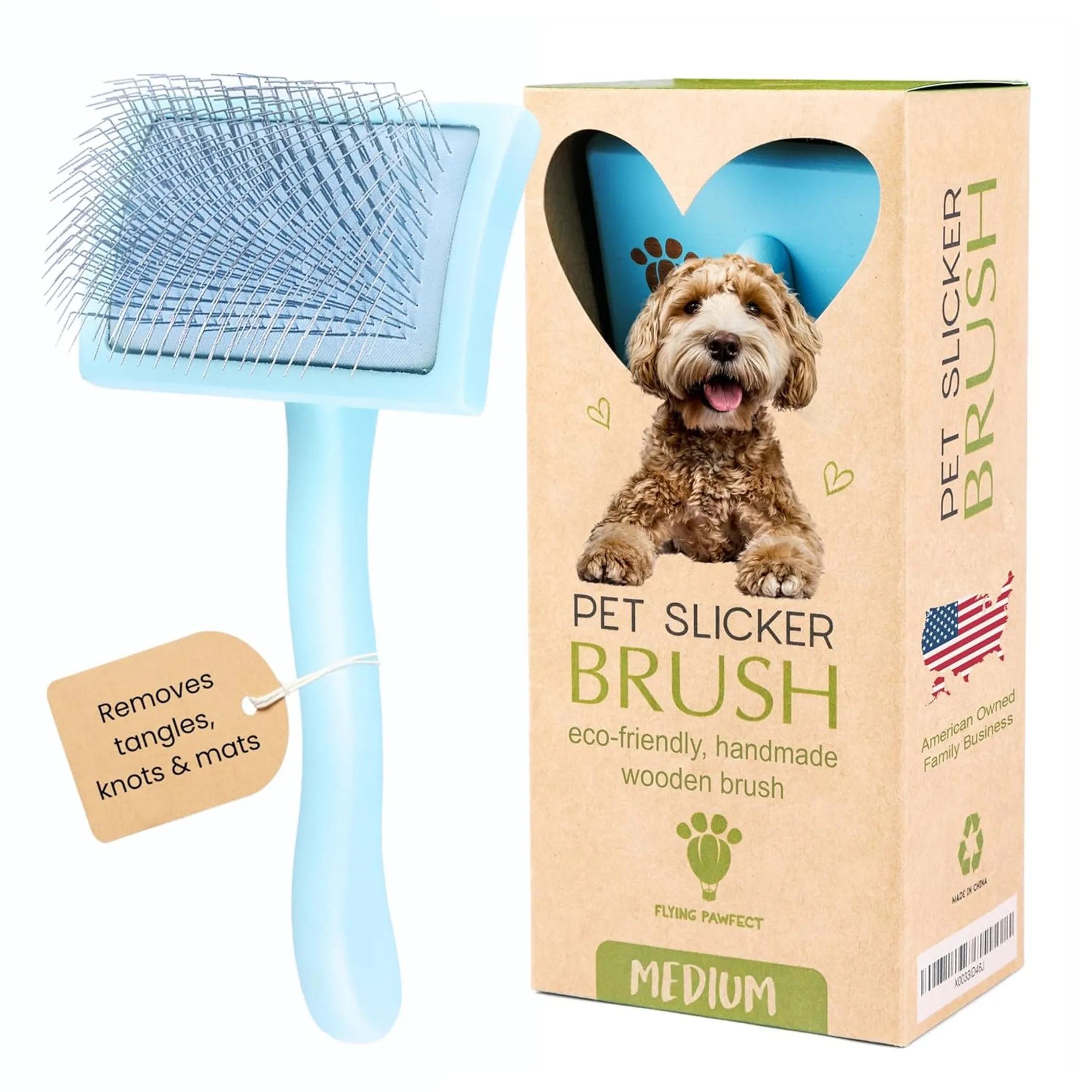 Sakabase Curved Slicker Brush — Undercoat and Mats