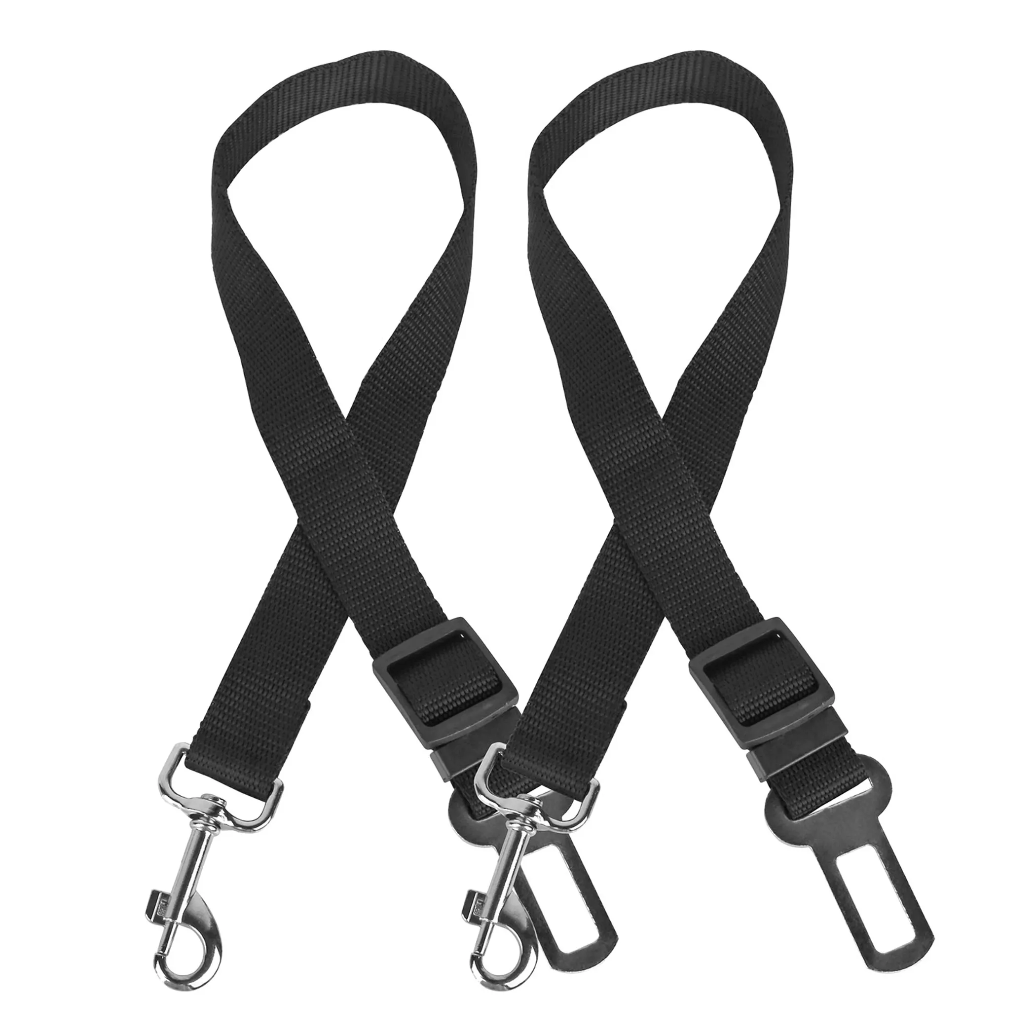 Adjustable Dog Car Seat Belt Tether — 2 Pack