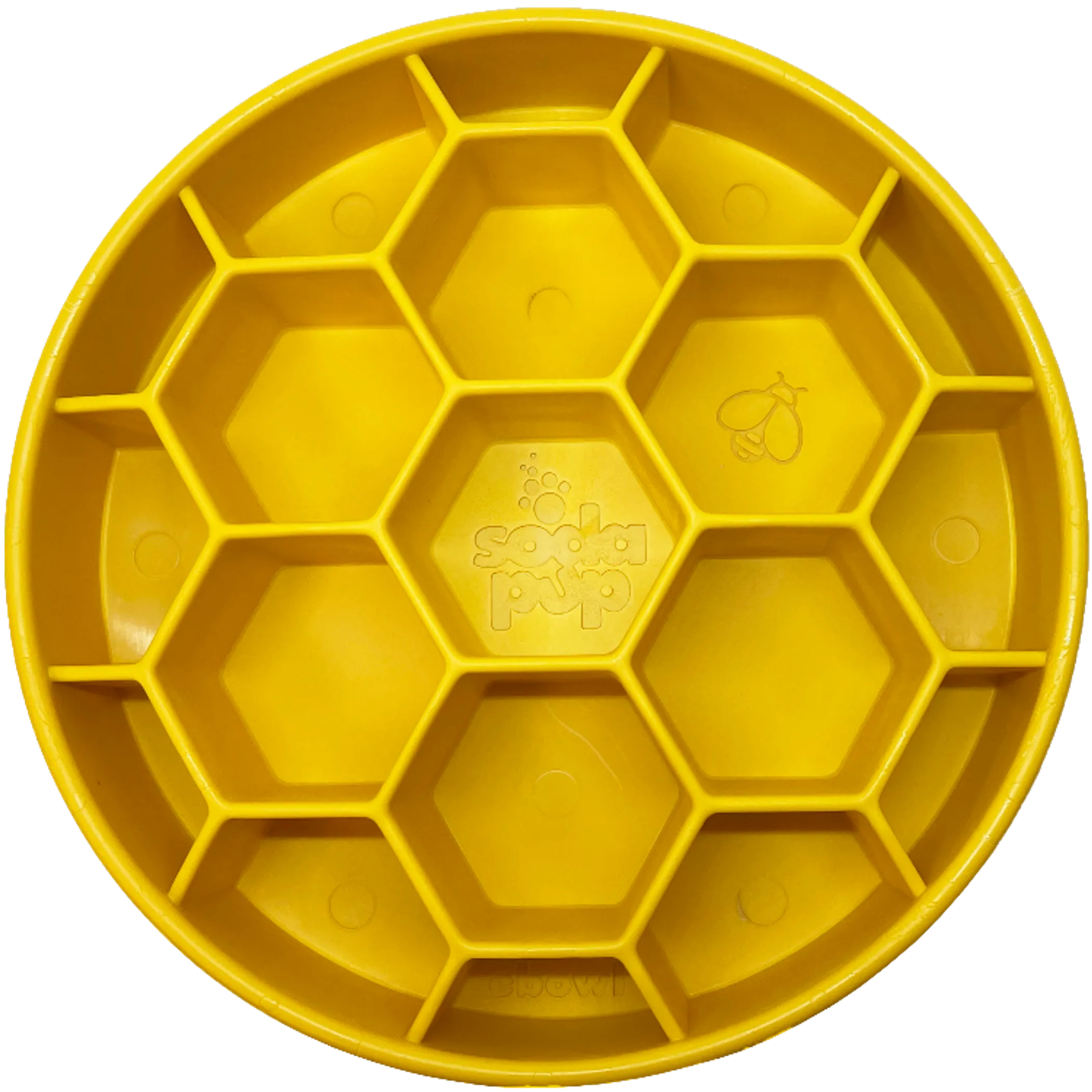 SodaPup Honeycomb Slow Feeder Dog Bowl — Deep eBowl, Made in USA